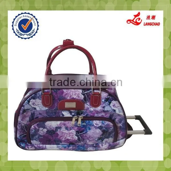 S077 Design Trade Assurance Travel Duffel Bag Size 18 With Decoration Material photo-5