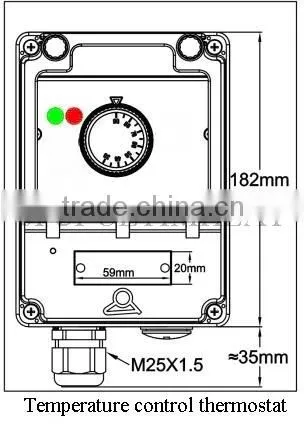 Type 9STB, Immersion Heaters With 182mm x 130mm x 120mm Plastic Enclosure photo-3