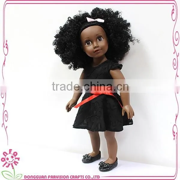 18 Inch Brown Black Vinyl Fashion Dolls photo-6