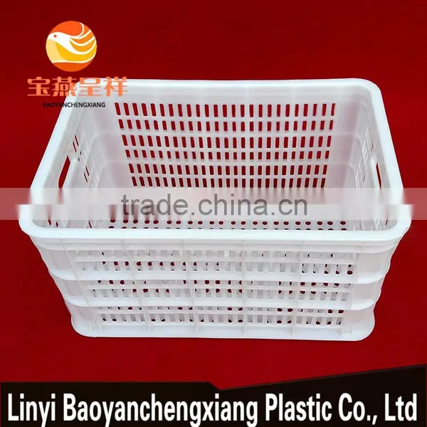 530x360x280mm Turnover Plastic Basket for Vegetable Fruit and Food Transportation photo-2