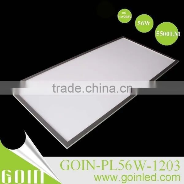 Super Slim 1200x300mm 56W LED Ceiling Panel Light Surface Mounted SMD SAA/UL/BIS/TUV LED Panel Lamps With LiFud/Meanwell Driver