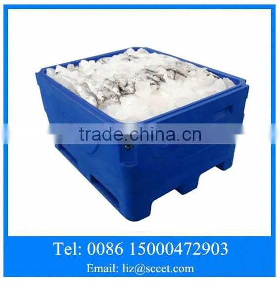 1000L Cold Storage Fish Container, Fish Cooler for Fish Storage by Rotomolded LLDPE Material photo-5