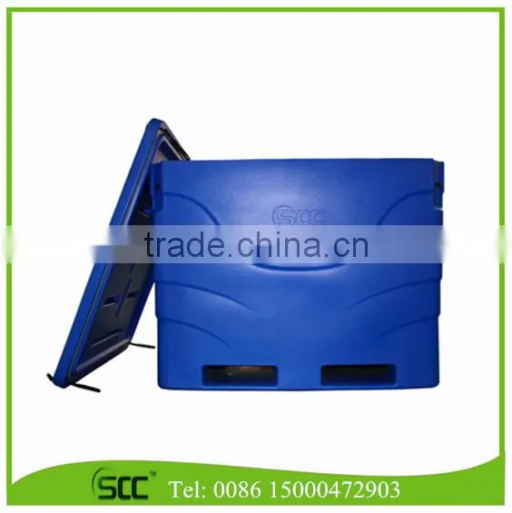 Rotomolded 1000Liter Blue LLDPE Insulated Fish Container, Seafood Processing Insulated Container photo-4
