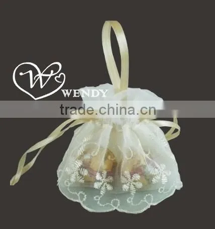 2015 New Design Lovely Elegant White Hand Bags for the Wedding