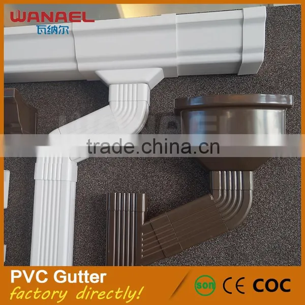 Free Sample Valley Used Beautiful Appearance Pvc Leaf Gutter Guard for Rain Gutter photo-3