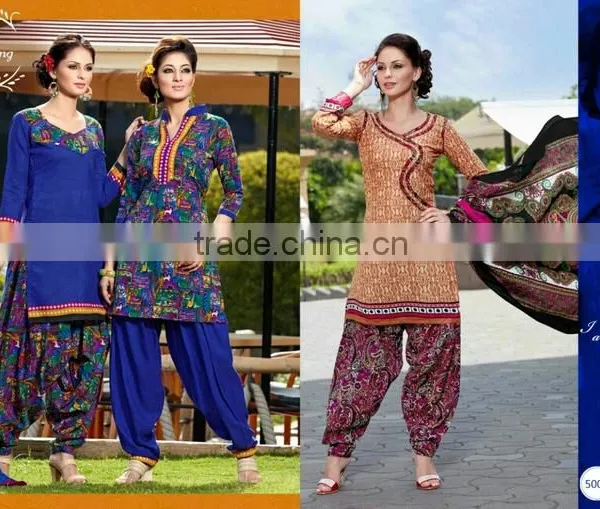 EXCLUSIVELY SYNTHENTIC PATIYALA SALWAR photo-5