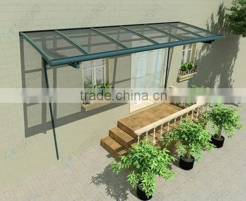 DIY Windows Canopy With Aluminum Frame and Polycarbonate photo-2