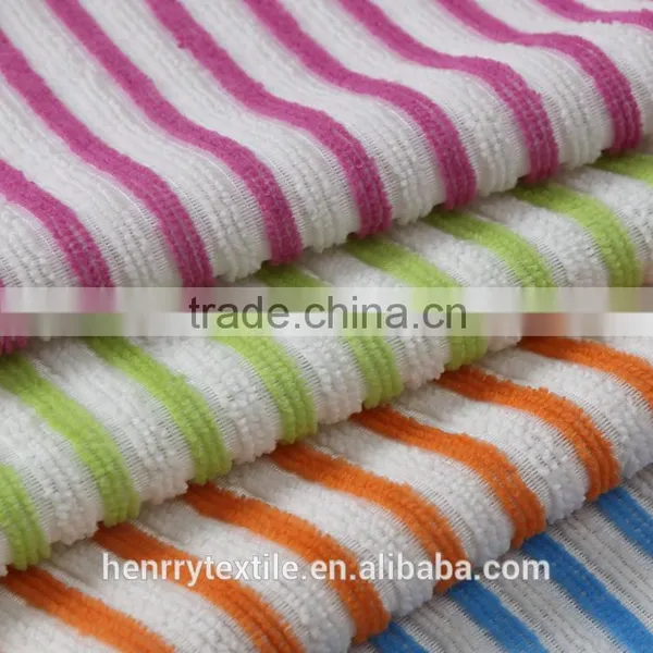 Organic Polyester Dyed Towel Fabric for Hotel Towel