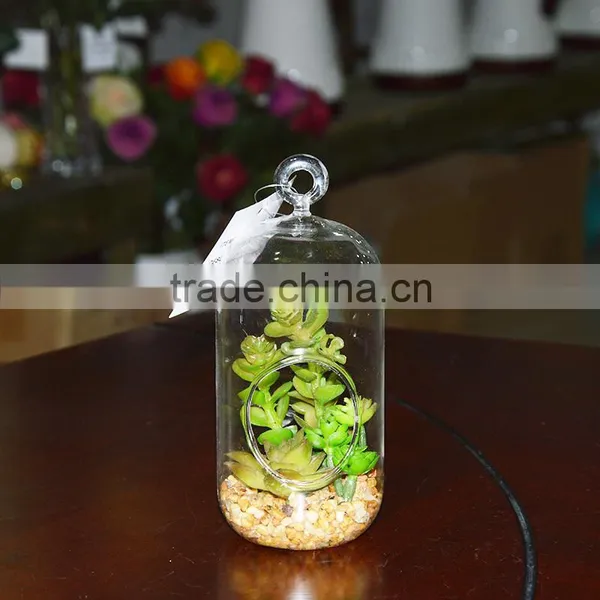 Hanging Geometric Terrarium Artificial Succulent Plants
