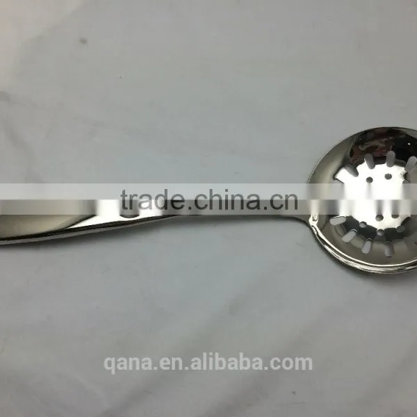 STAINLESS STEEL SLOTTED SKIMMER STRAINER SIEVE SPATULA KITCHEN UTENSIL SPOON photo-2