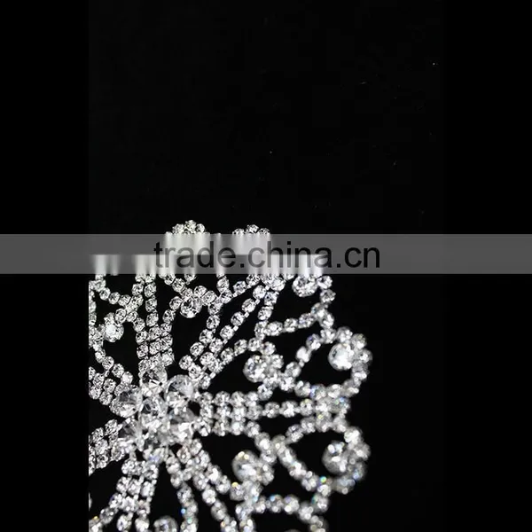 2015 Wedding Dress Crystal Rhinstone Applique for Bridal photo-3