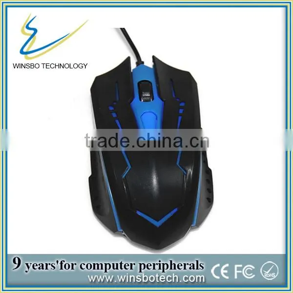 Built-in Heavy Iron Weight 25g 4D Wired Optical 5 LED Breathing Backlight Gaming Mouse photo-5