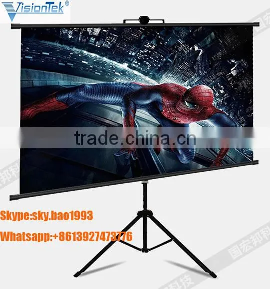 High Quality Screen Outdoor Projector Screen,projector Screen Motorized Tripod 100inch 16:9 photo-4