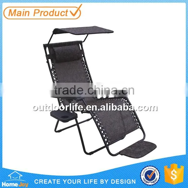 Outdoor Furniture Patio Folding Chair, Reclining Beach Chair