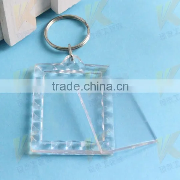 Plastic Key Chain/acrylic Key Chain With Photo Frame photo-6