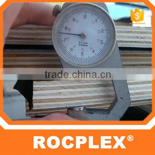 China Construction Plywood Cement 18MM Black And Brown Film Faced Plywood photo-5