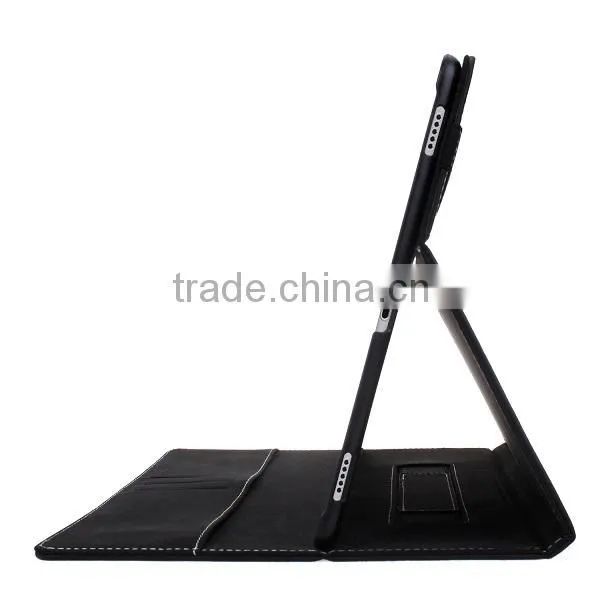 Wholesale Price Super Quality Card Slots Black Handheld Leather Cover for Ipad Pro 9.6 Inch photo-6