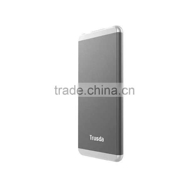 2016 Newest Design Slim USB Type-C 10000mah Portable Power Bank photo-2