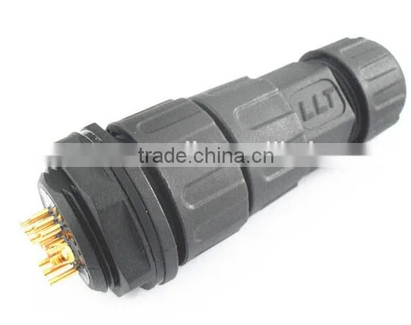 Waterproof Wire to Board 2+6 Pin Electrical Cable Connector photo-3