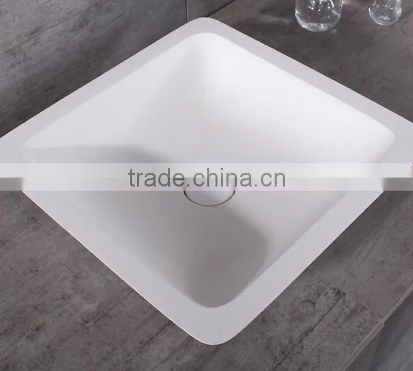 Modern Style Cabinet Wash Basins,artificial Stone Resin Basin ,Wall Mounted Acrylic Solid Surface Wash Basin