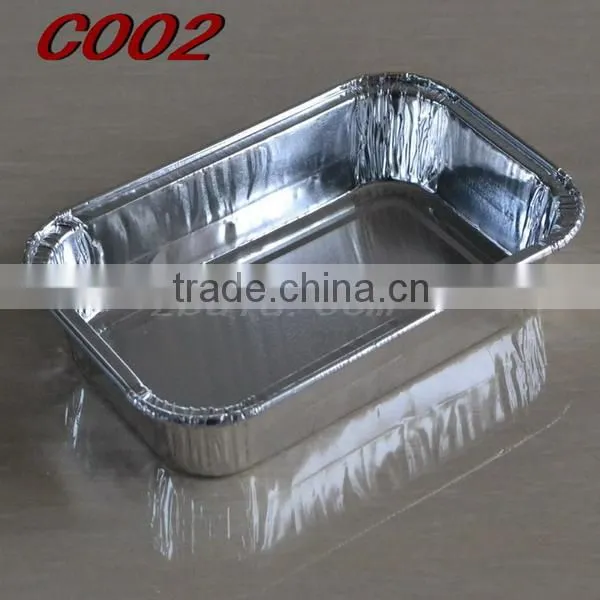 6 Inches Airline Aluminum Foil Container C002