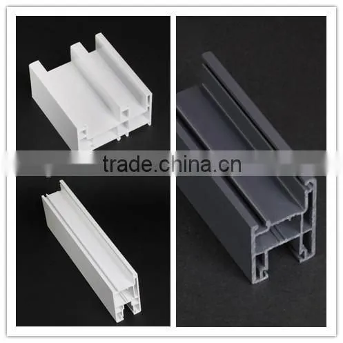 88 Series White PVC Profile, Casement Window and Door U-shaped Upvc Plastic Profile, Plastic Steel Profile, PVC Steel Profiles