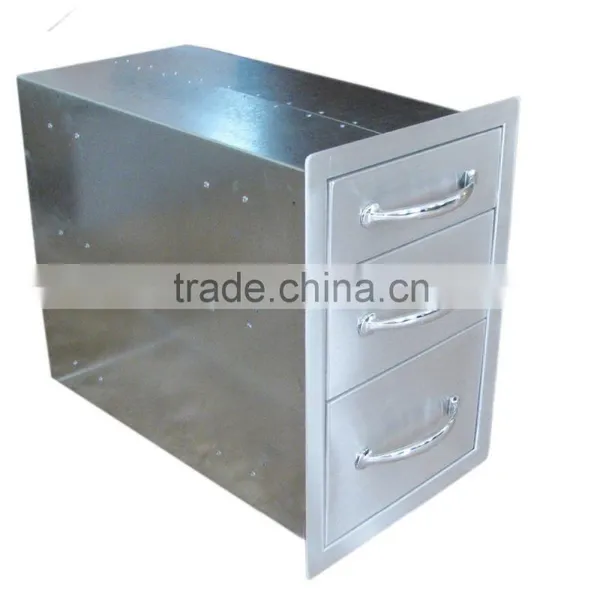 Icegreen Office Use Stainless Steel Storage Cabinet With Flush Triple Access Drawer photo-4