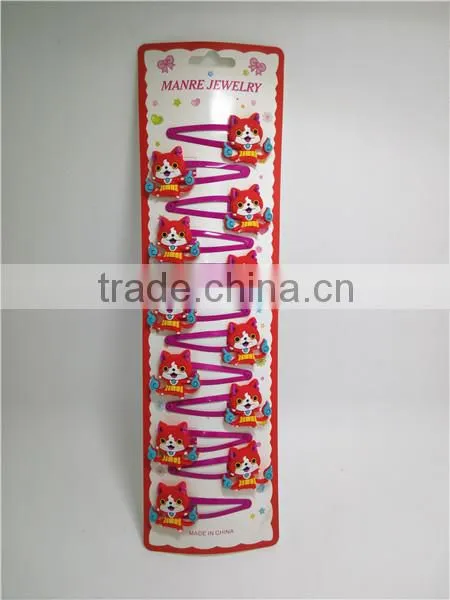 2015 Animals Ribbon Hair Clips and Best Sale for Children photo-3