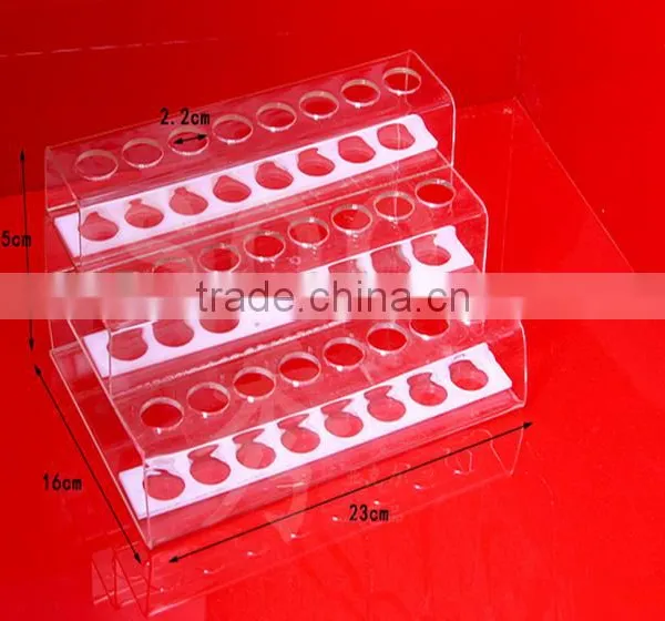 Factory Price Round Square 24 Holes Acrylic Lipstick Display Stand photo-5