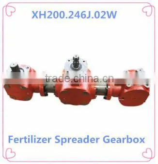 One Input Two Output PTO Agricultural Gearbox Used in Fertilizer Spreader