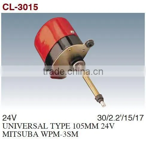 Windshield Wiper Motor/Windscreen Wiper Motor/Auto Wiper Motor For UNIVERSAL TYPE 105MM 24V MITSUBA WPM-3SM