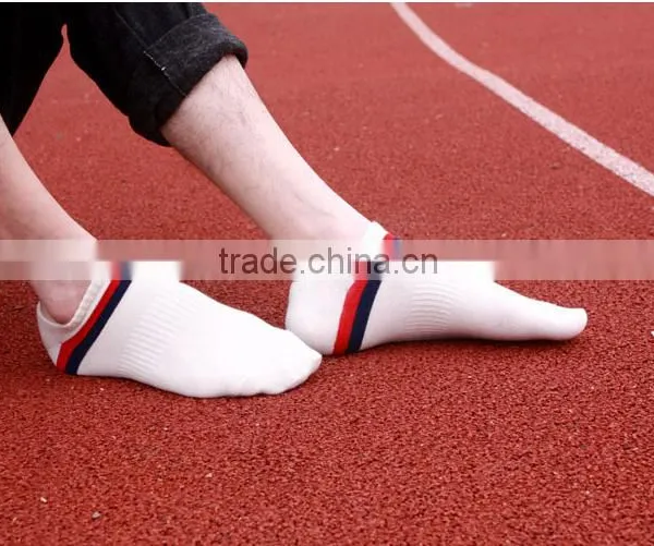 BULK Boy's Men Dry Low Cut Black White Sport Socks photo-2