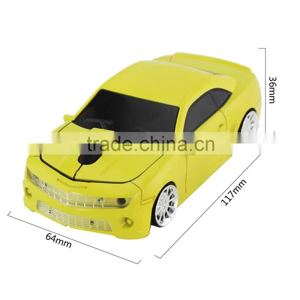 OEM Logo Printing Promotional Gift Wireless Bumblebee Car Mouse photo-4