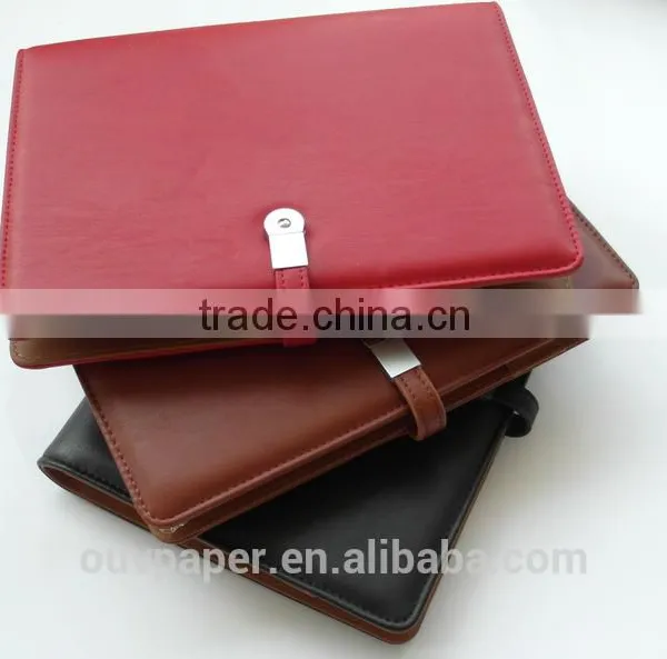 New PU Notebook With USB Power Bank photo-2