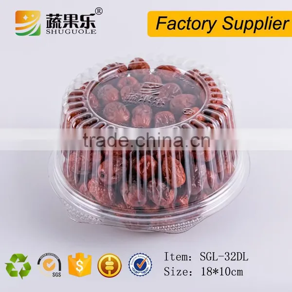 Plastic Clamshell Dry Fruit Punnet Packaging Container photo-2