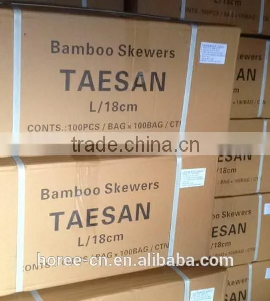 High Quality Bamboo Skewer, Barbecue Skewer, Bamboo&Wooden Barbecue Meat Skewer&Stick With Logo photo-6