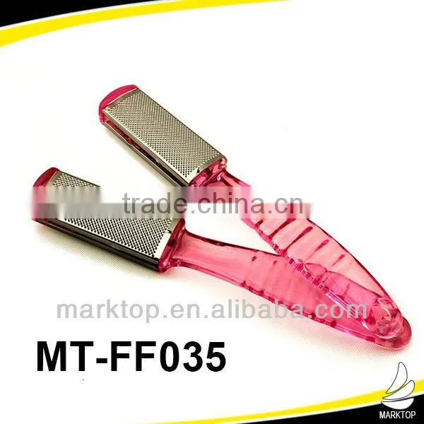 Pink Detachable Long Handle Metal Callus File photo-2