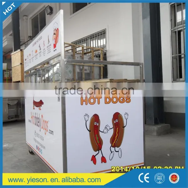 Hot Dogs Cars Mobile Hotdog Cart Hot Dog Vending Carts for Sale photo-2