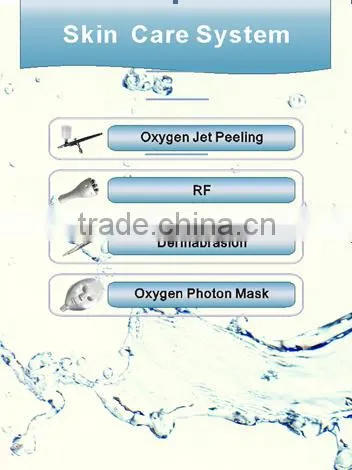 Facial Skin Care Skin Care Machine For Oxygen Jet Peel+RF +dermabarsion+Oxygen Photo Mask Multifunction System Improve Oily Skin photo-3