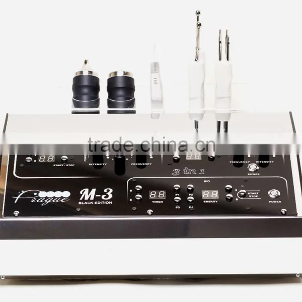 Multifunctional Beauty Machine: Ultrasonic Skin Scrubber + Ultrasound Therapy + Microcurrent Therapy - Alvi Prague M-3 photo-2