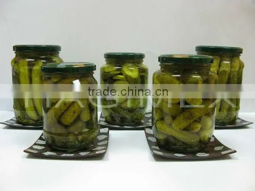 Vietnam Canned Pickled Cucumbers in Jar, Baby Cucumbers - Cheap Price!