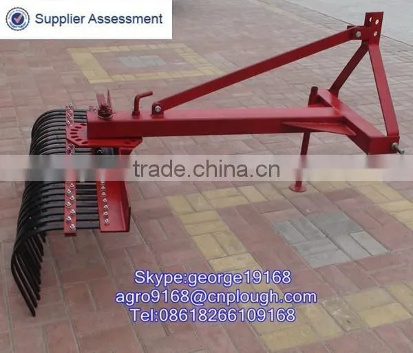 Farm Equipments 50 hp Tractor Mounted Land Clearing Rake photo-2