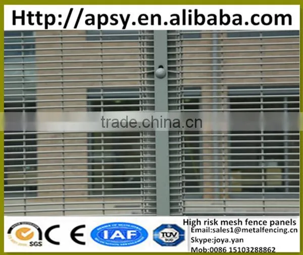 Wholesale Prison Mesh Anti Climb Grille Fence High Risk Site Guard Against Theft Boundary Fencing 358 High Security Fences photo-5