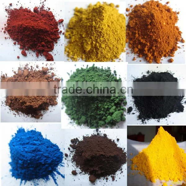 Iron Oxide Red/yellow/black/green/blue