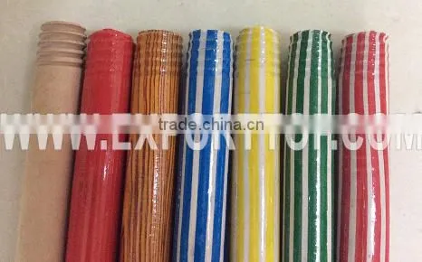 PVC Coated Wooden Broom Handle