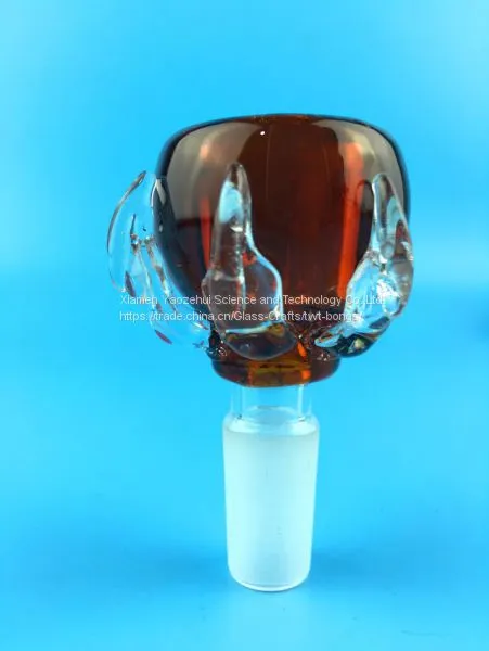 2017 Newest Dragon Claw Bowl Thick Colorful Male Glass Bowl Piece Joint 14.4mm for Glass Bongs Water Pipes photo-5