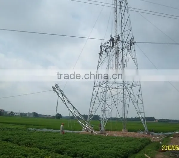 Aluminium Alloy Gin Pole Derrick Crane for Power Erection photo-5