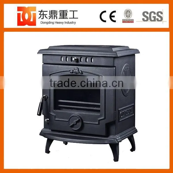 Indoor Freestanding Cast Iron Fireplace/wood Burning Stove With Warm Temperature DHF243BI photo-2