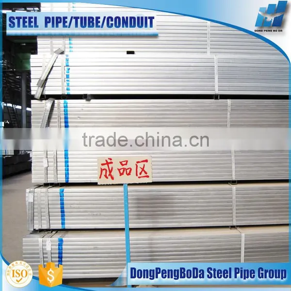 20*20*1.7 ERW GI Square Steel Pipe Galvanized Steel Hollow Section photo-2
