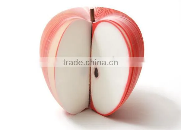 Promotional 3D Fruit Apple, Pear Watermelon Shaped Wholesale Note Paper Fruit Memo Pad photo-6